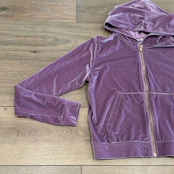 FABLETICS Bright Lilac Donna Velour Hoodie Full Zip Hood Active Jacket Size S - Picture 4 of 10